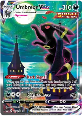 Pokemon Umbreon V Alternate Full Art Evolving store Skies